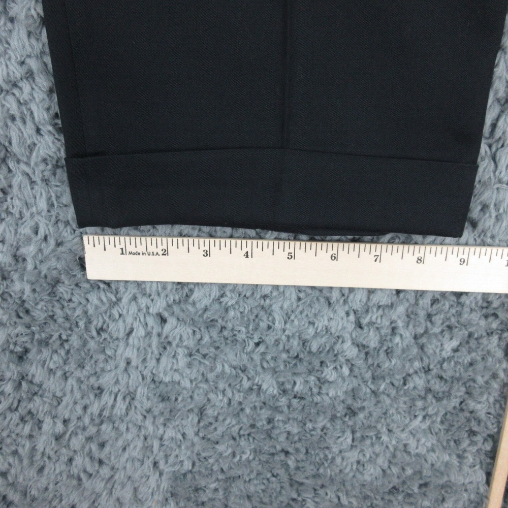 Brooks Brothers Pants Mens 38x30 Dark Blue Wool Cuffed Madison 36x26* - Picture 8 of 16